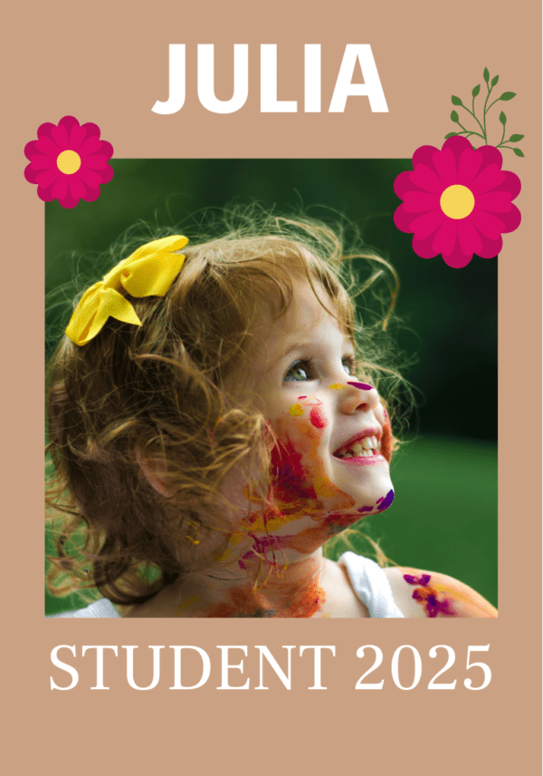 Regntålig studentskylt