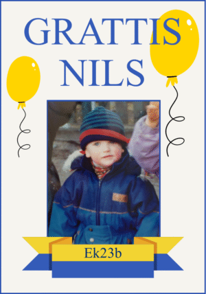 Regntålig studentskylt