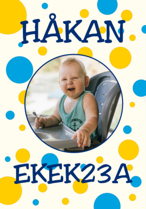 Regntålig studentskylt