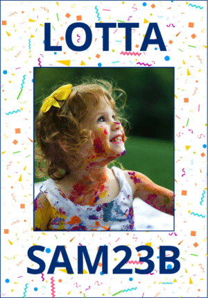 Regntålig studentskylt