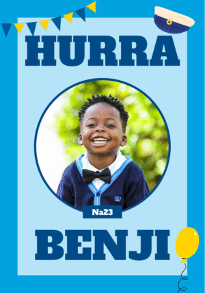 Regntålig studentskylt