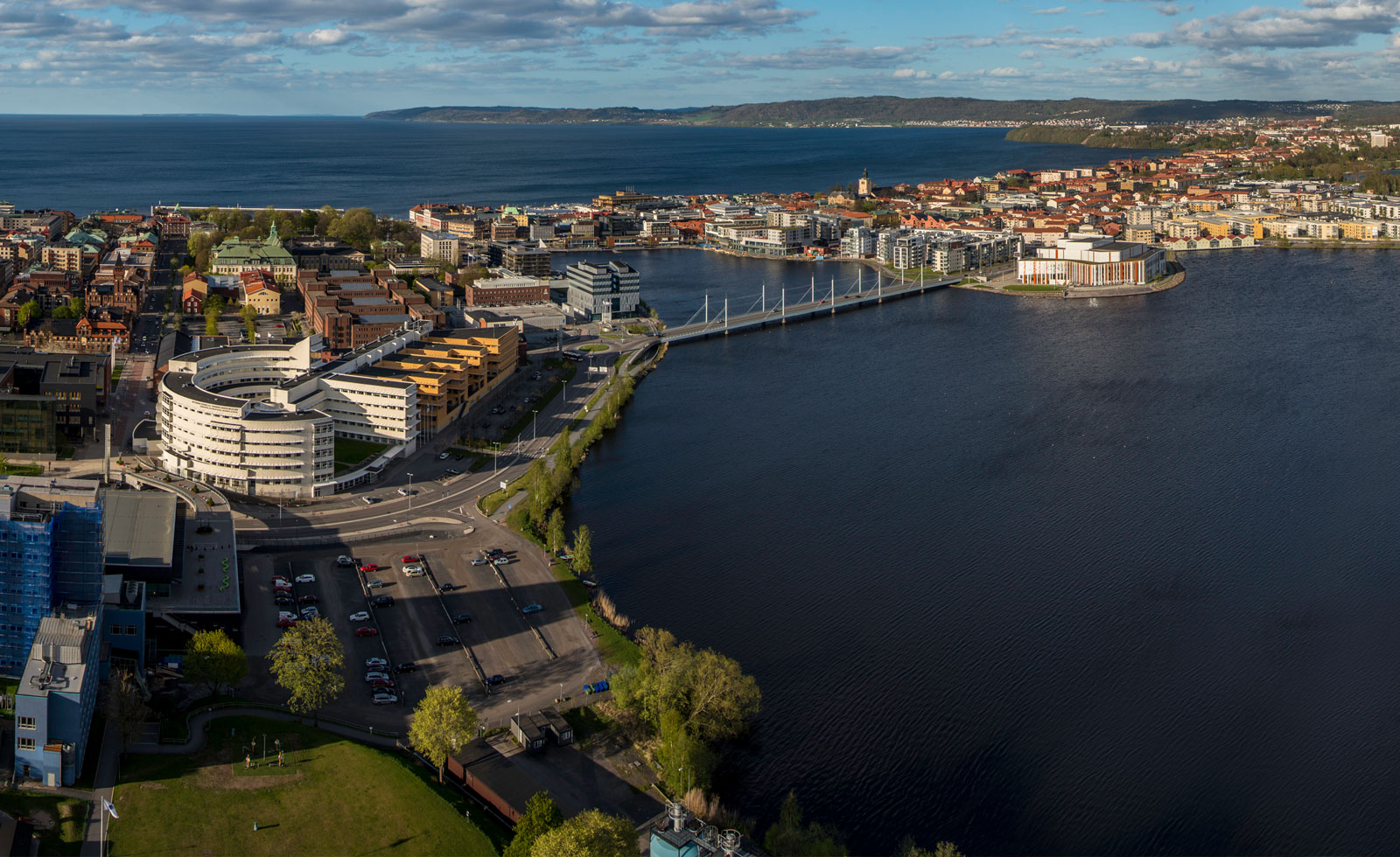 Bild på Jönköping som är en stad man kan beställa studentskylt till