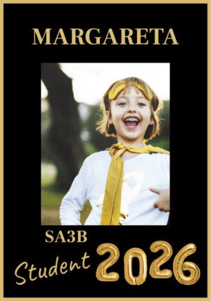 Regntålig studentskylt