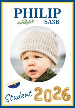 Regntålig studentskylt