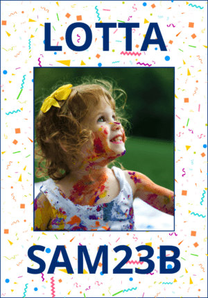 Regntålig studentskylt