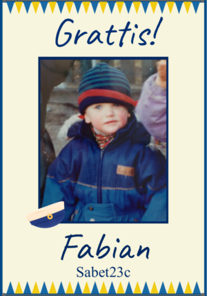 Regntålig studentskylt