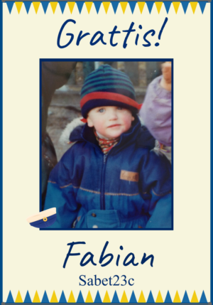 Regntålig studentskylt