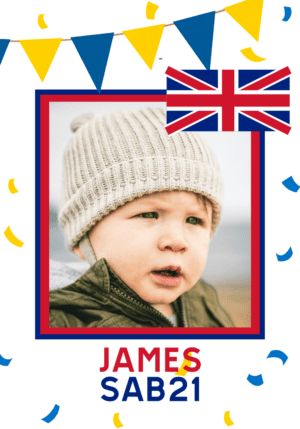 Regntålig studentskylt