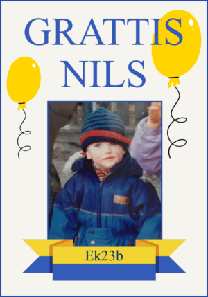 Regntålig studentskylt