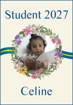 Regntålig studentskylt